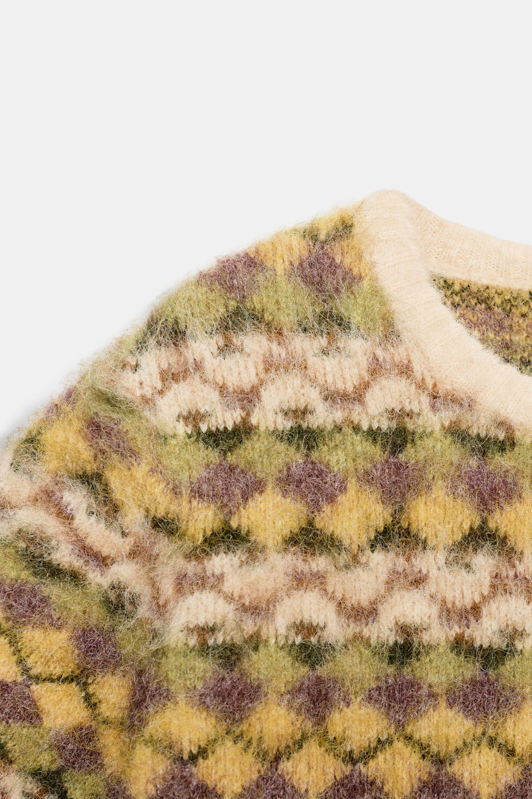 Jacquard knit jumper.