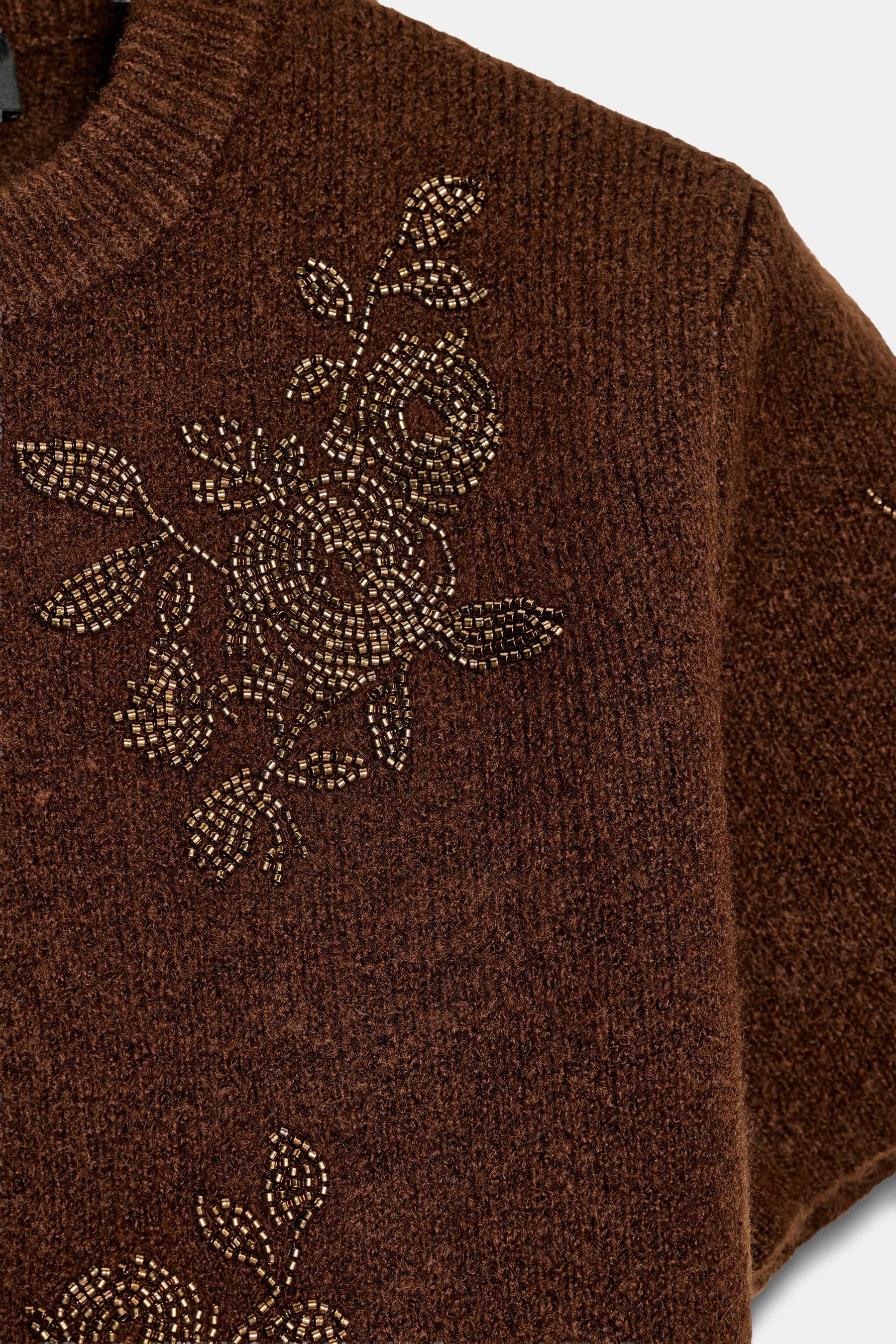 Beaded Short Sleeve Jumper