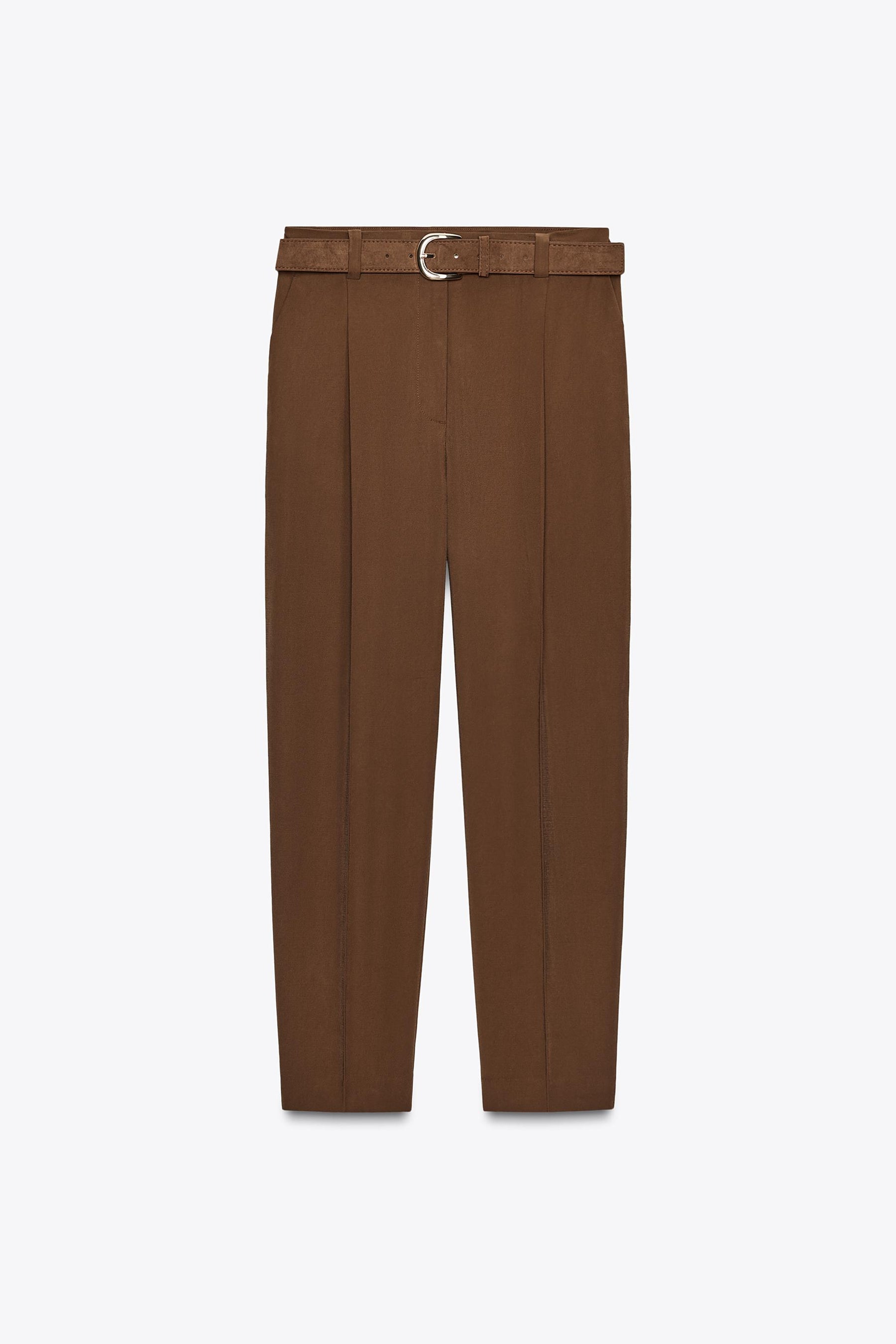 FLOWING TROUSERS WITH BELT
