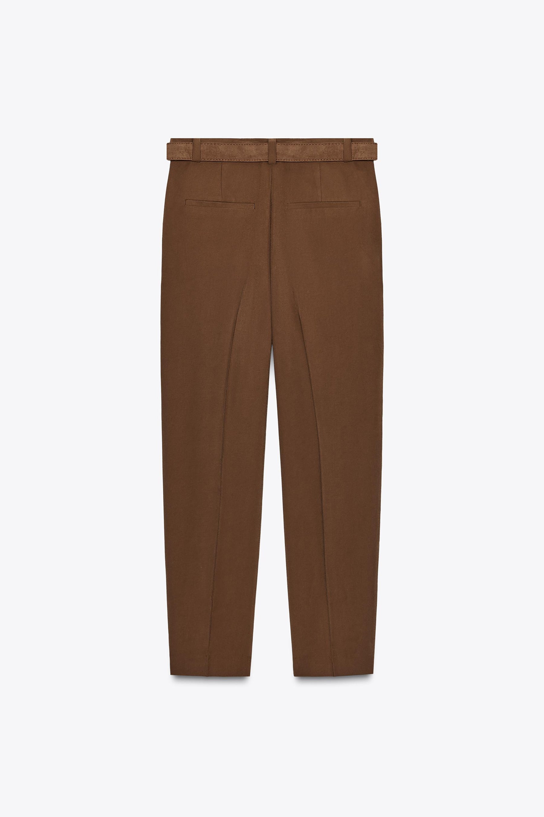 FLOWING TROUSERS WITH BELT