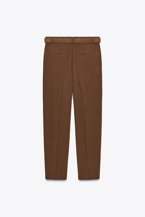 FLOWING TROUSERS WITH BELT