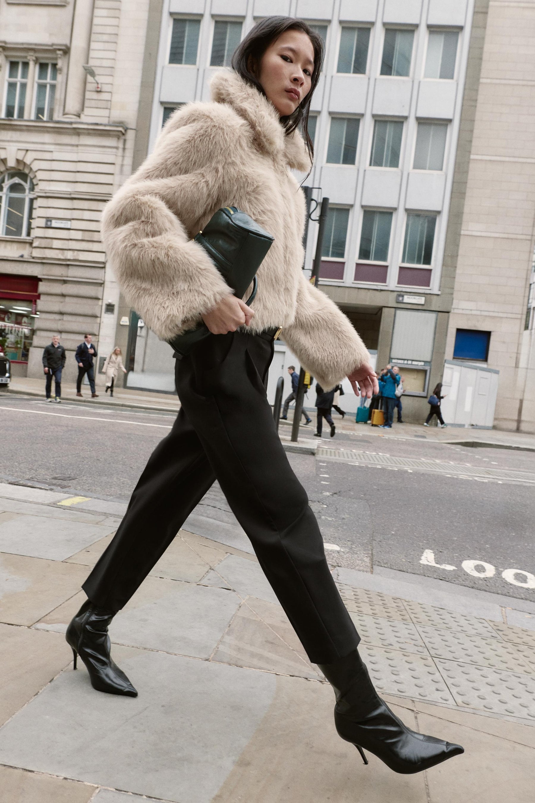 Houndstooth Belt Pants