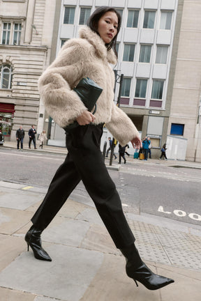 Houndstooth Belt Pants