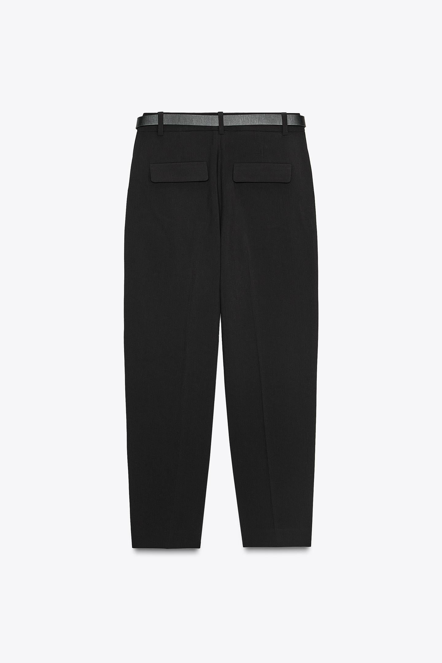 Houndstooth Belt Pants