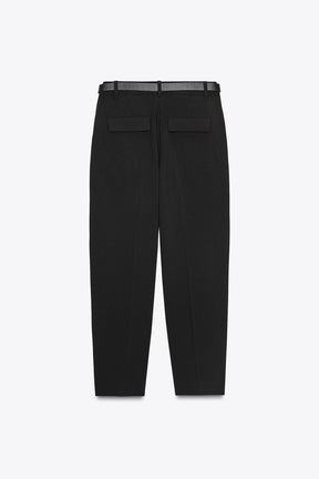 Houndstooth Belt Pants