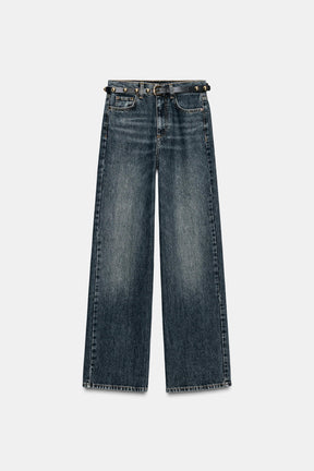 Straight Tapered High-Waist Jeans