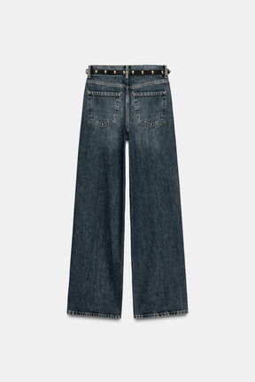 Straight Tapered High-Waist Jeans