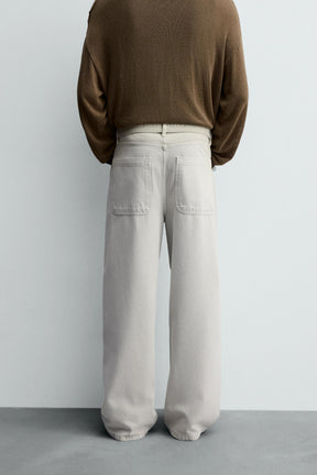 BELTED RELAXED FIT JEANS - Image 3