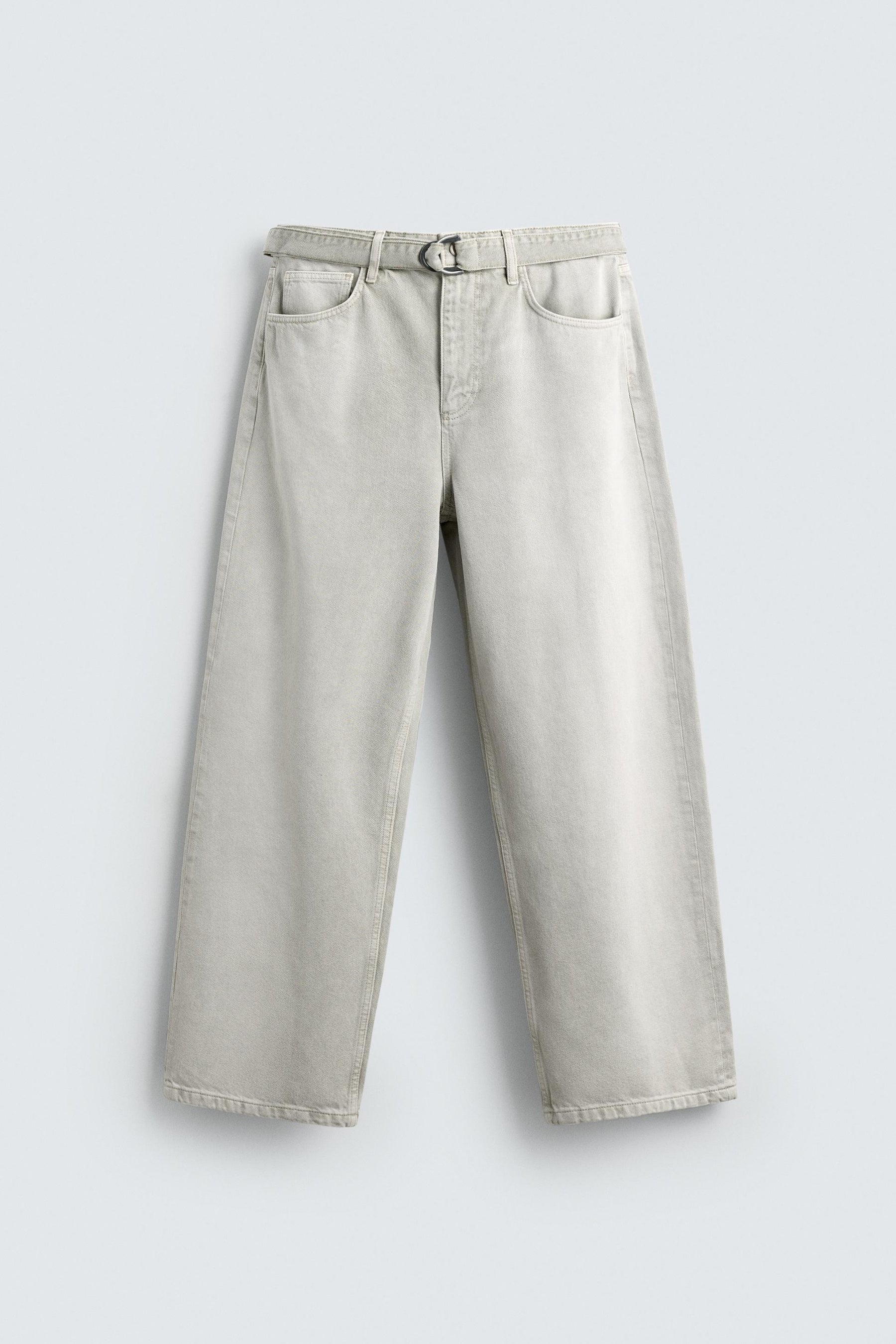BELTED RELAXED FIT JEANS - Image 7
