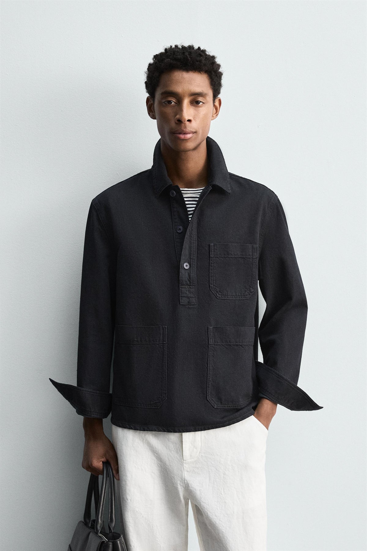 DENIM POLO SHIRT - Image 2