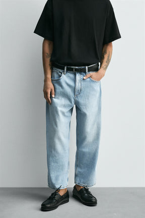 Tapered Wide Jeans