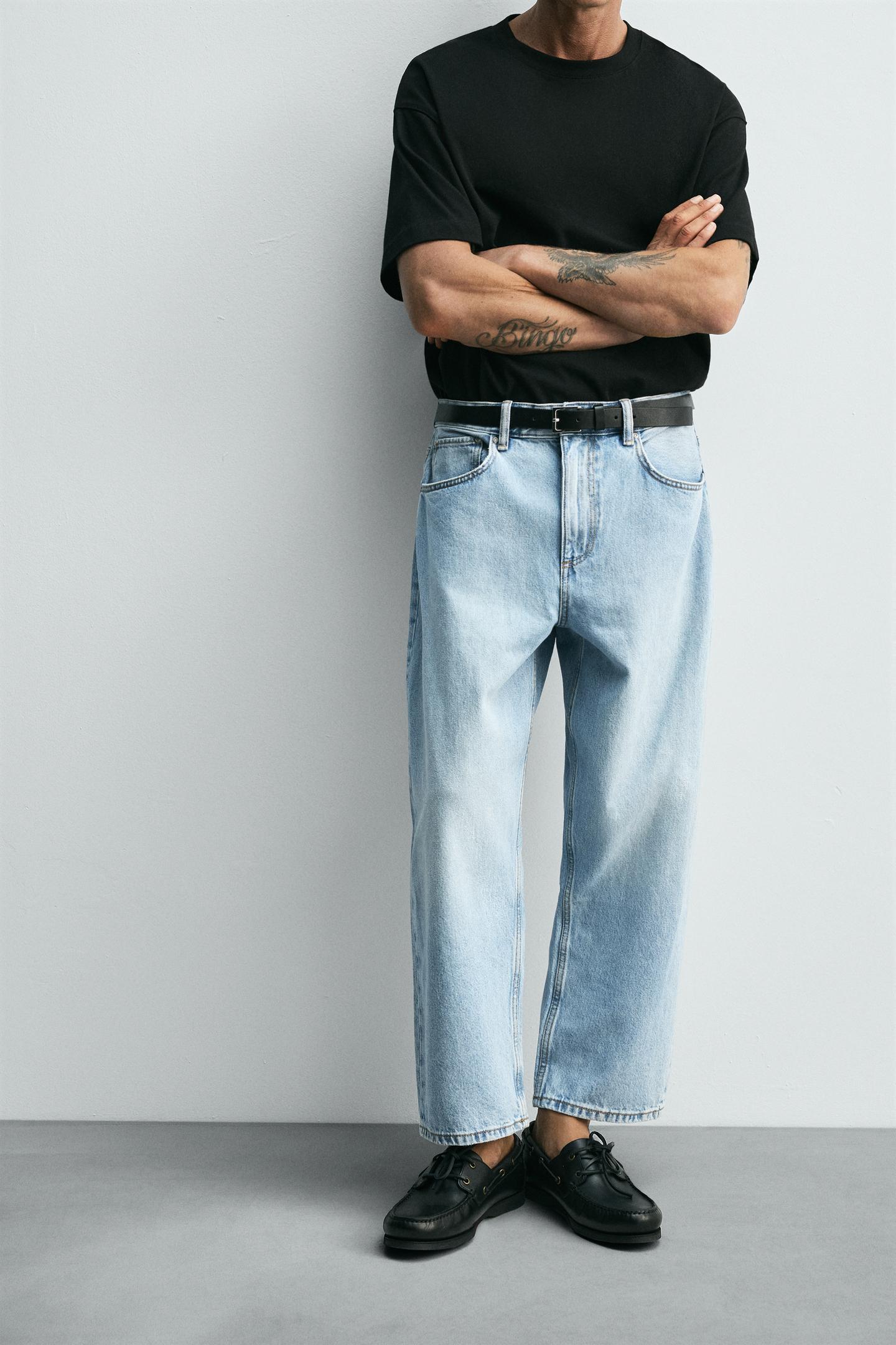 Tapered Wide Jeans
