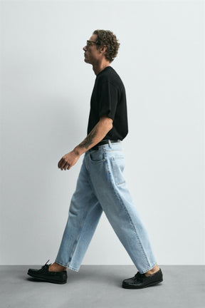Tapered Wide Jeans