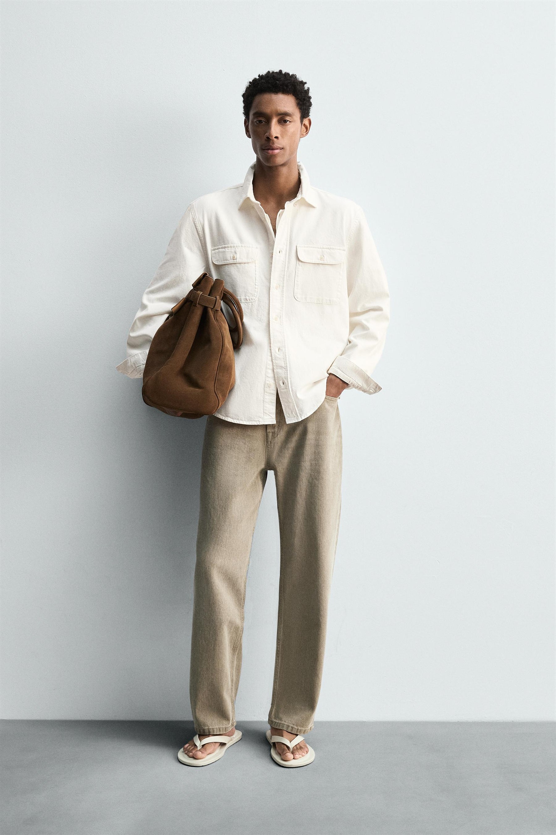 DENIM OVERSHIRT - Image 1