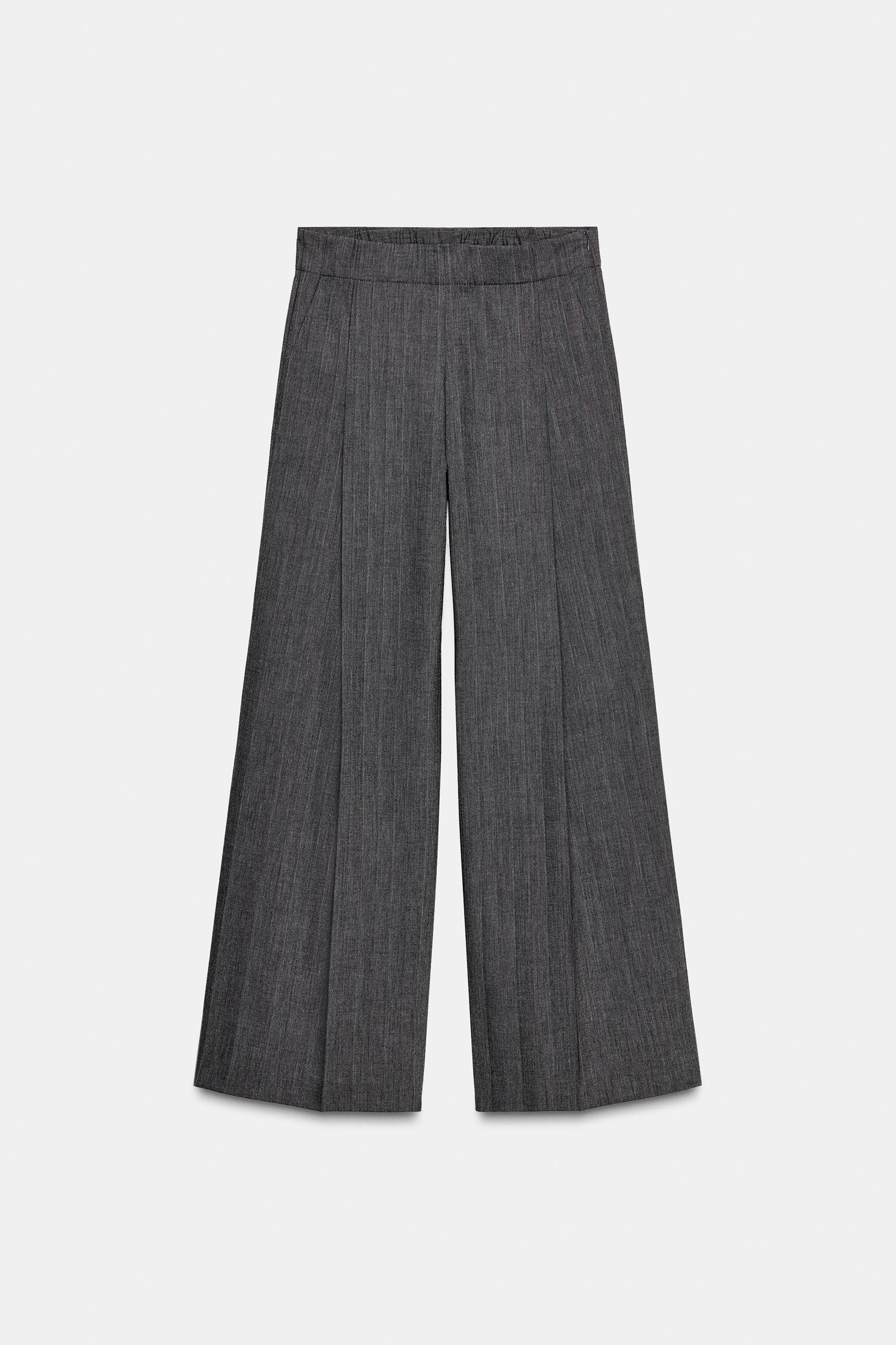 WIDE-LEG WOOL TROUSERS