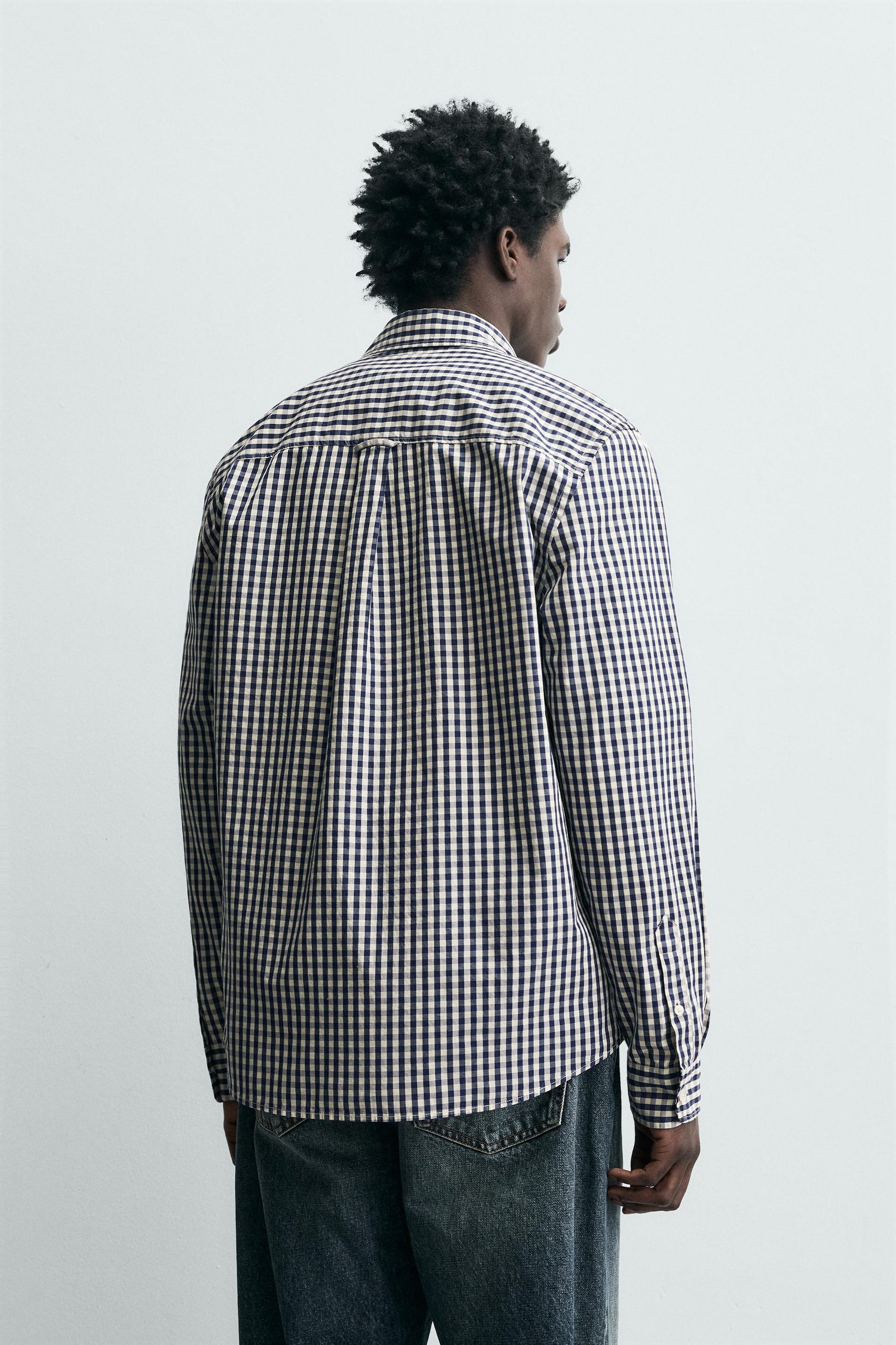 CHECK SHIRT WITH POCKET - Image 3