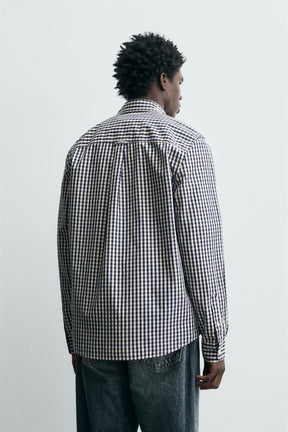 CHECK SHIRT WITH POCKET - Image 3
