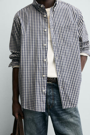 CHECK SHIRT WITH POCKET - Image 6