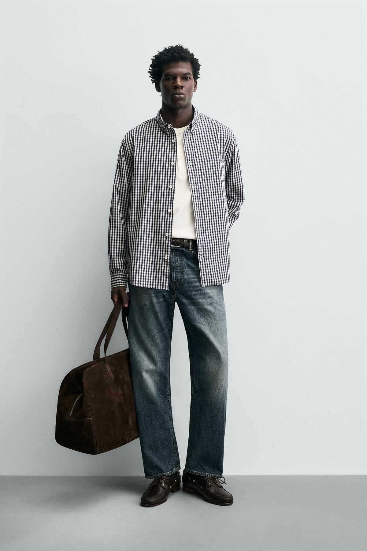 CHECK SHIRT WITH POCKET - Image 1