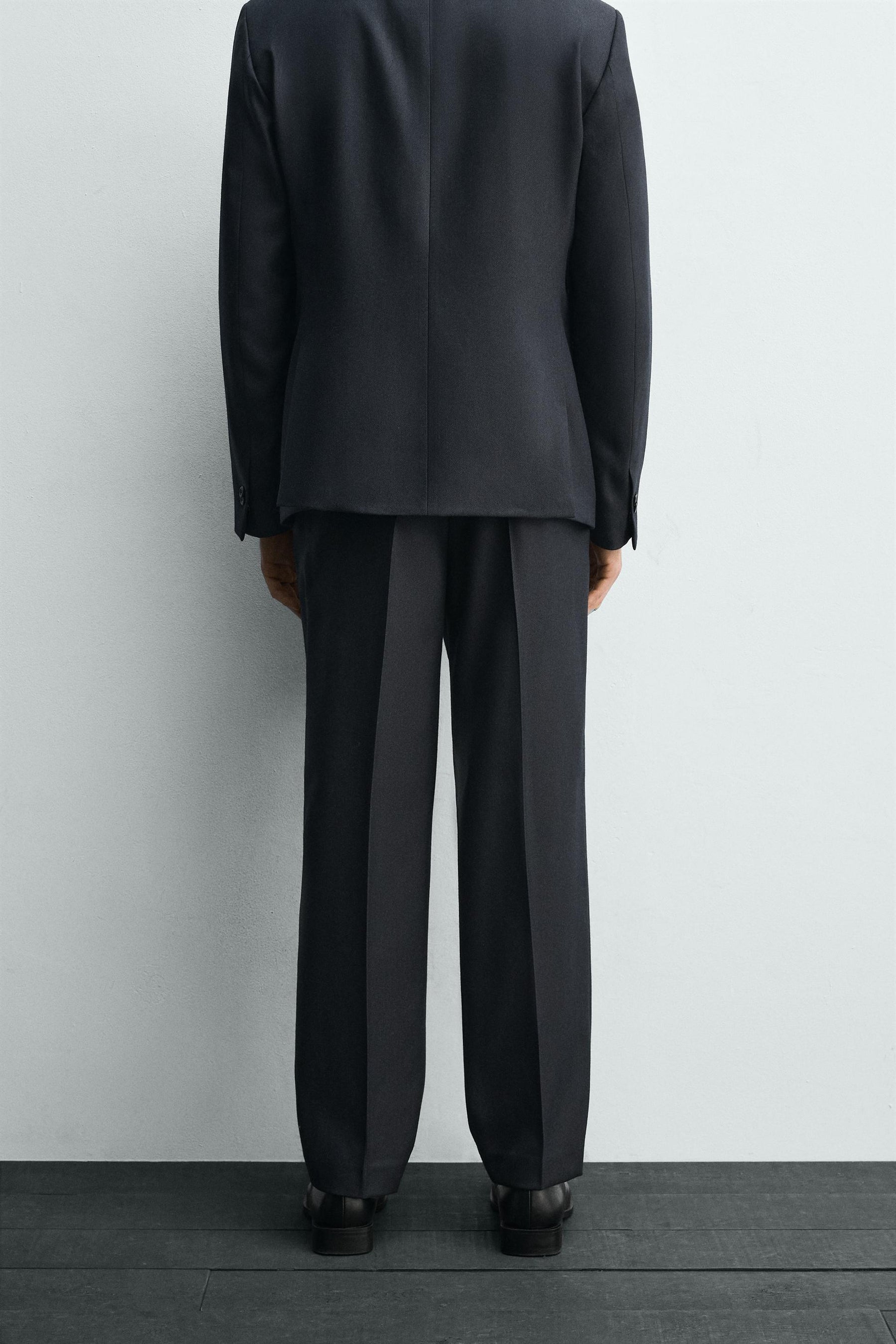 TEXTURED SUIT TROUSERS - Image 3