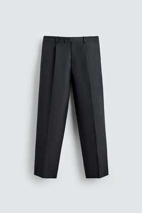 TEXTURED SUIT TROUSERS - Image 6