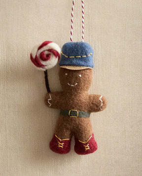Wool Gingerbread Ornament