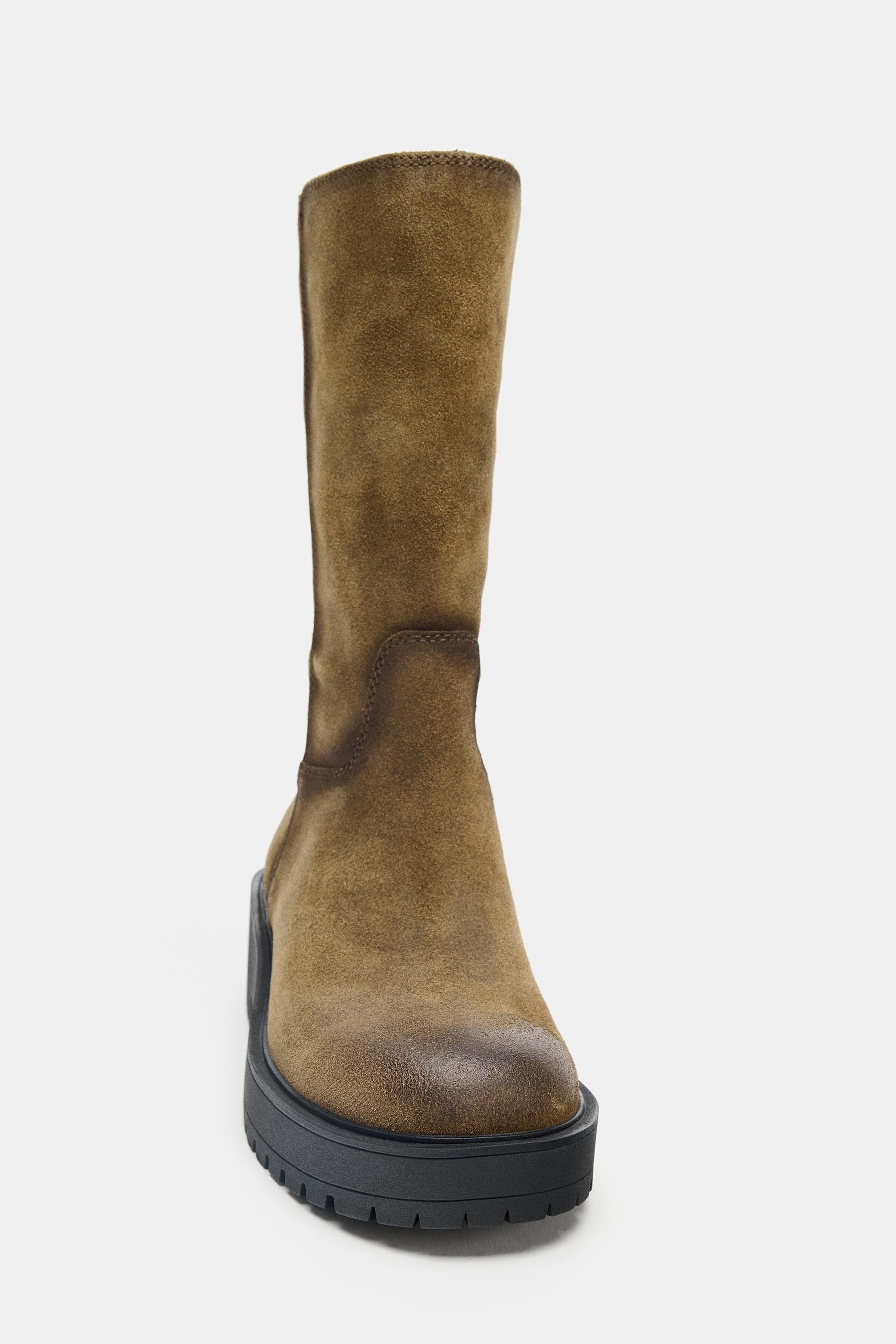 SUEDE ANKLE BOOTS
