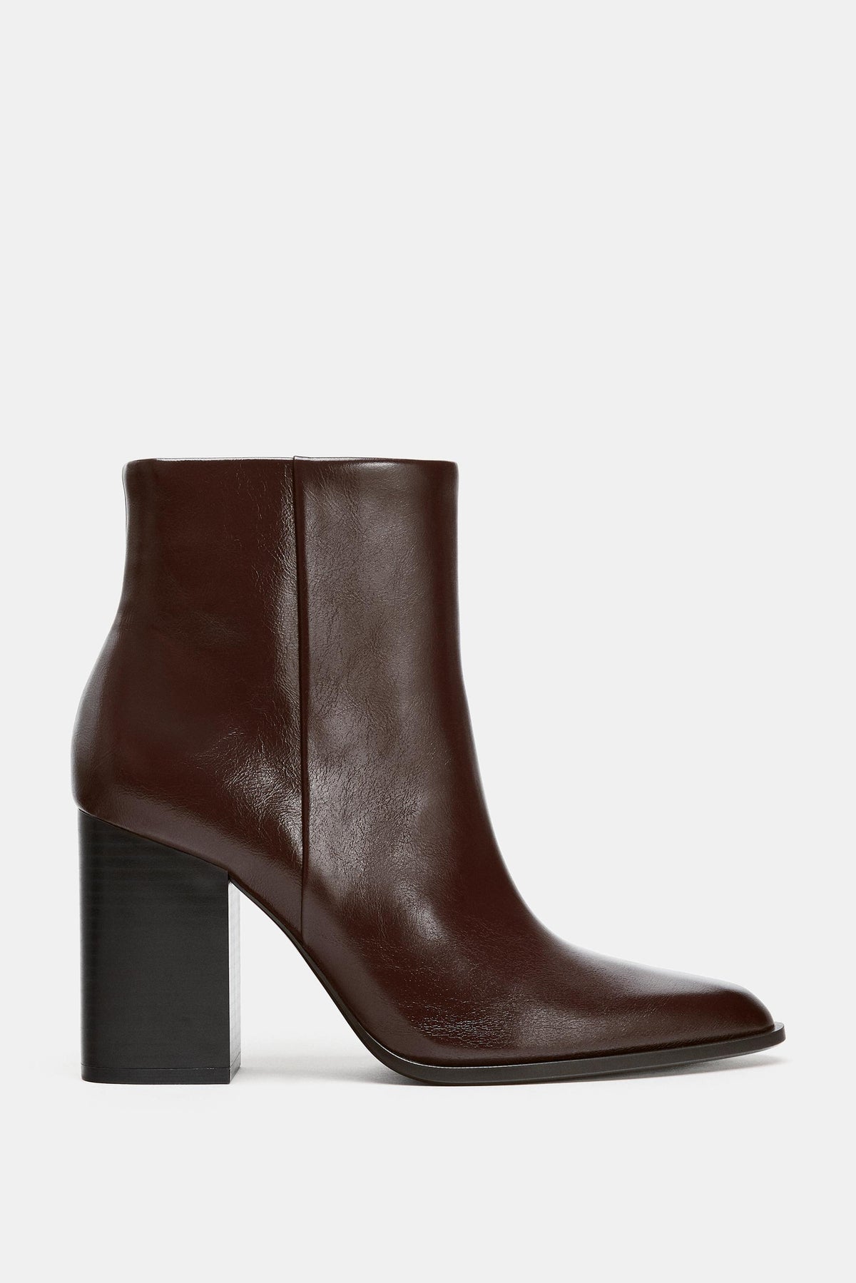 Wide-Heel Ankle Boots
