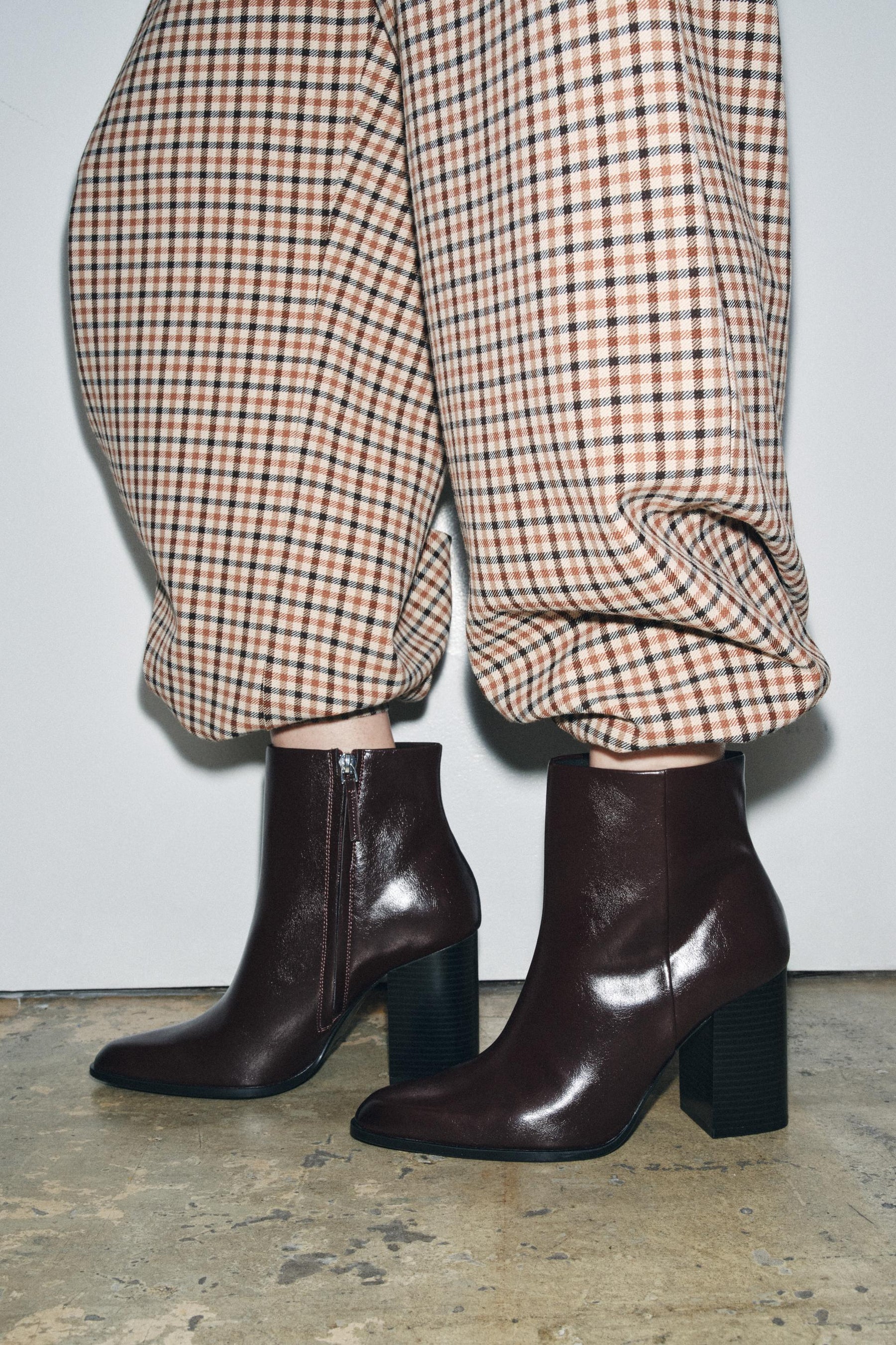 Wide-Heel Ankle Boots