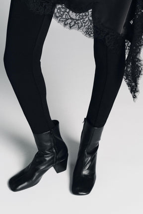 LEATHER ANKLE BOOTS