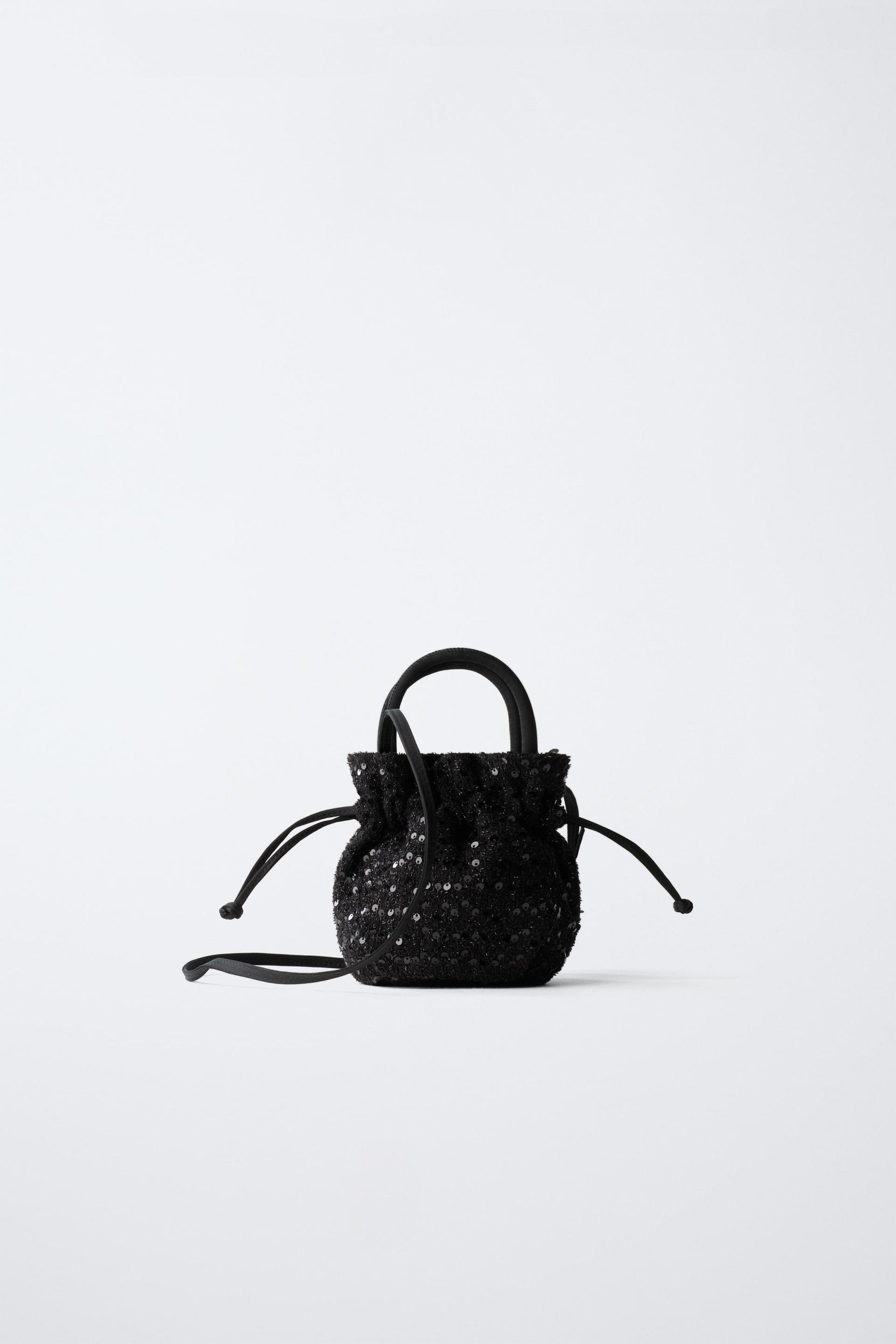 SEQUIN CROSSBODY BAG WITH BOW