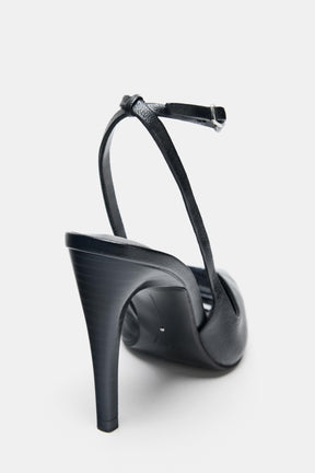 LEATHER HIGH-HEEL SHOES