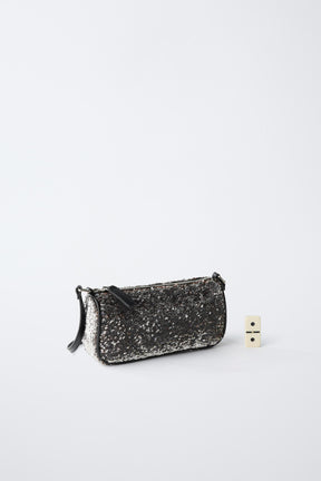 SEQUIN SHOULDER BAG
