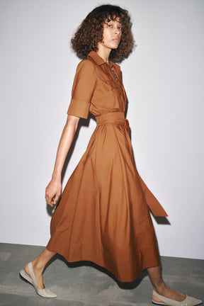 LEATHER BALLERINA FLATS