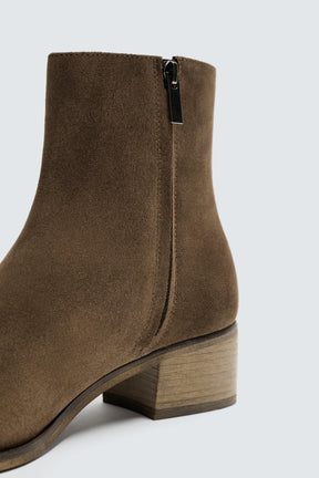 Heeled Leather Boots