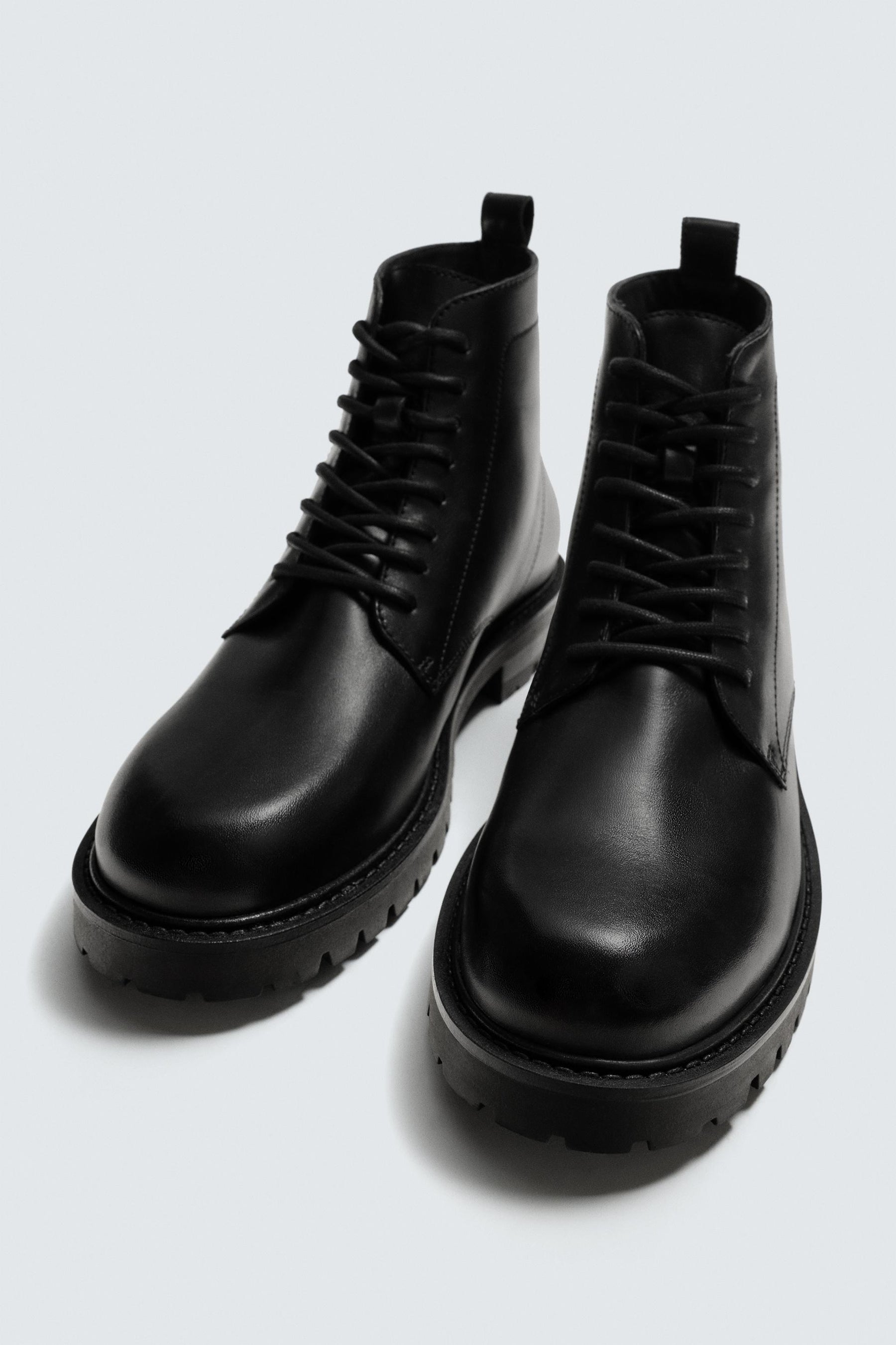 LEATHER LACE-UP BOOTS - Image 5