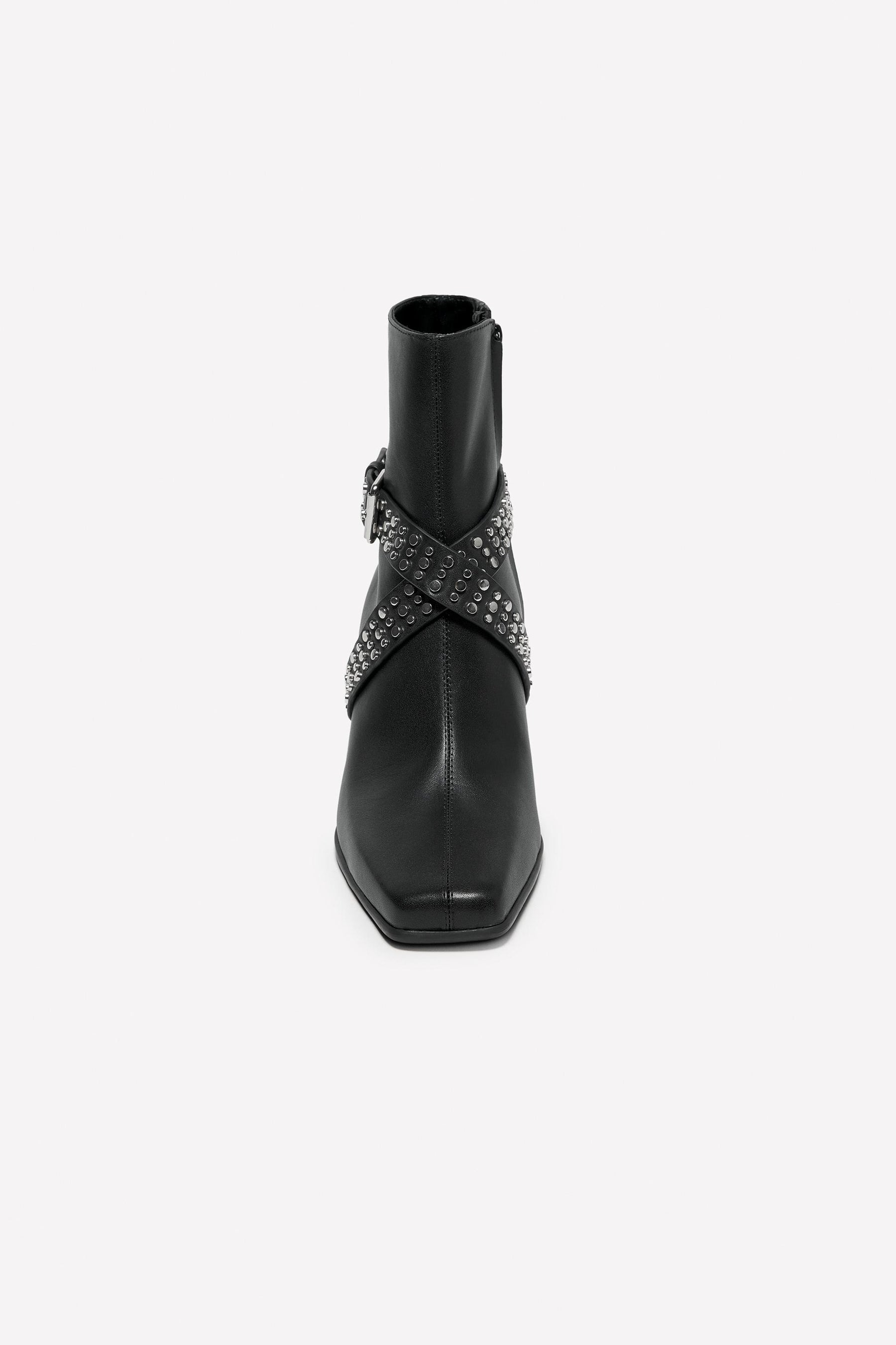LEATHER HEELED BOOTS LUDOVIC DE SAINT SERNIN x - Image 3