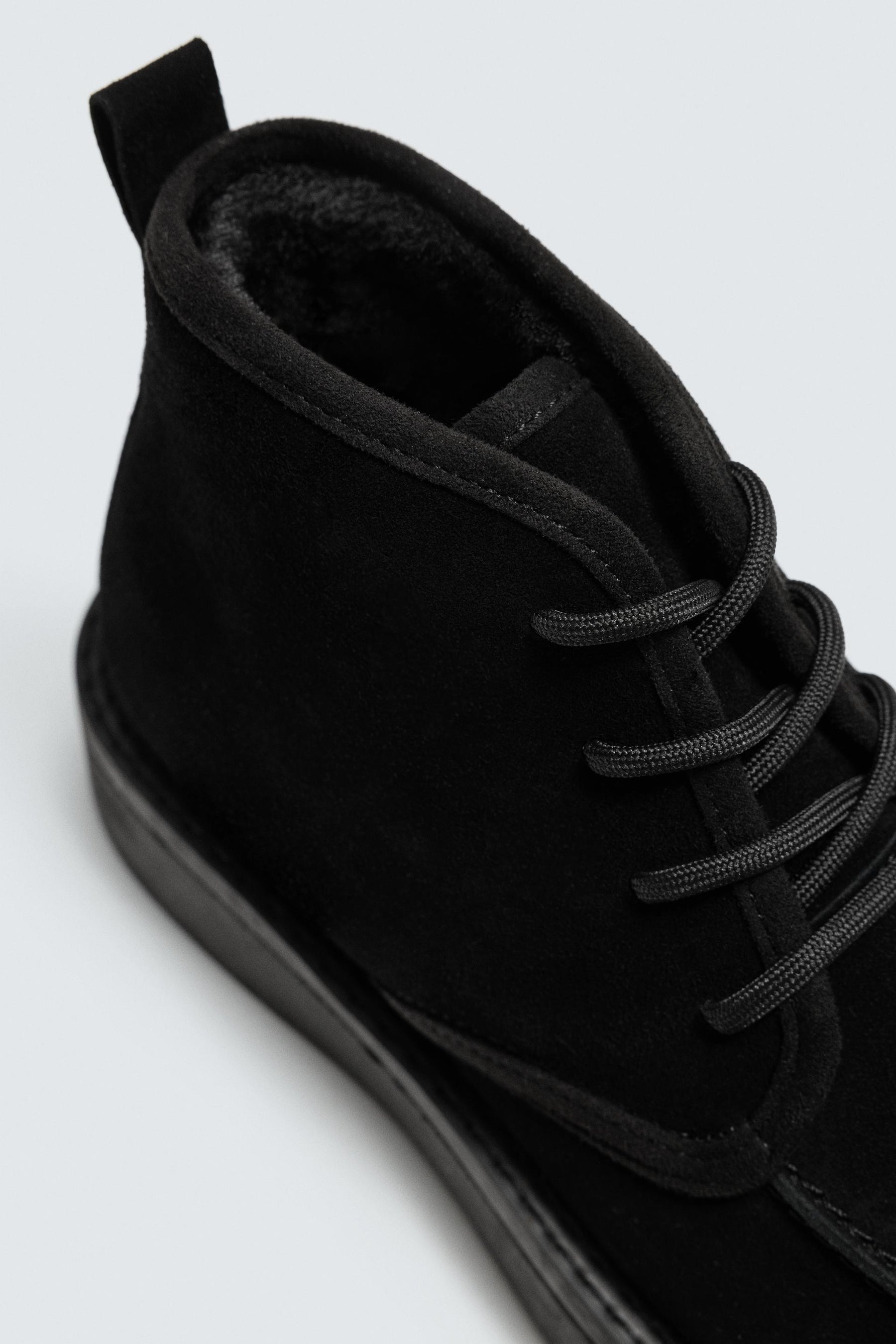 Lace-Up Leather Boots