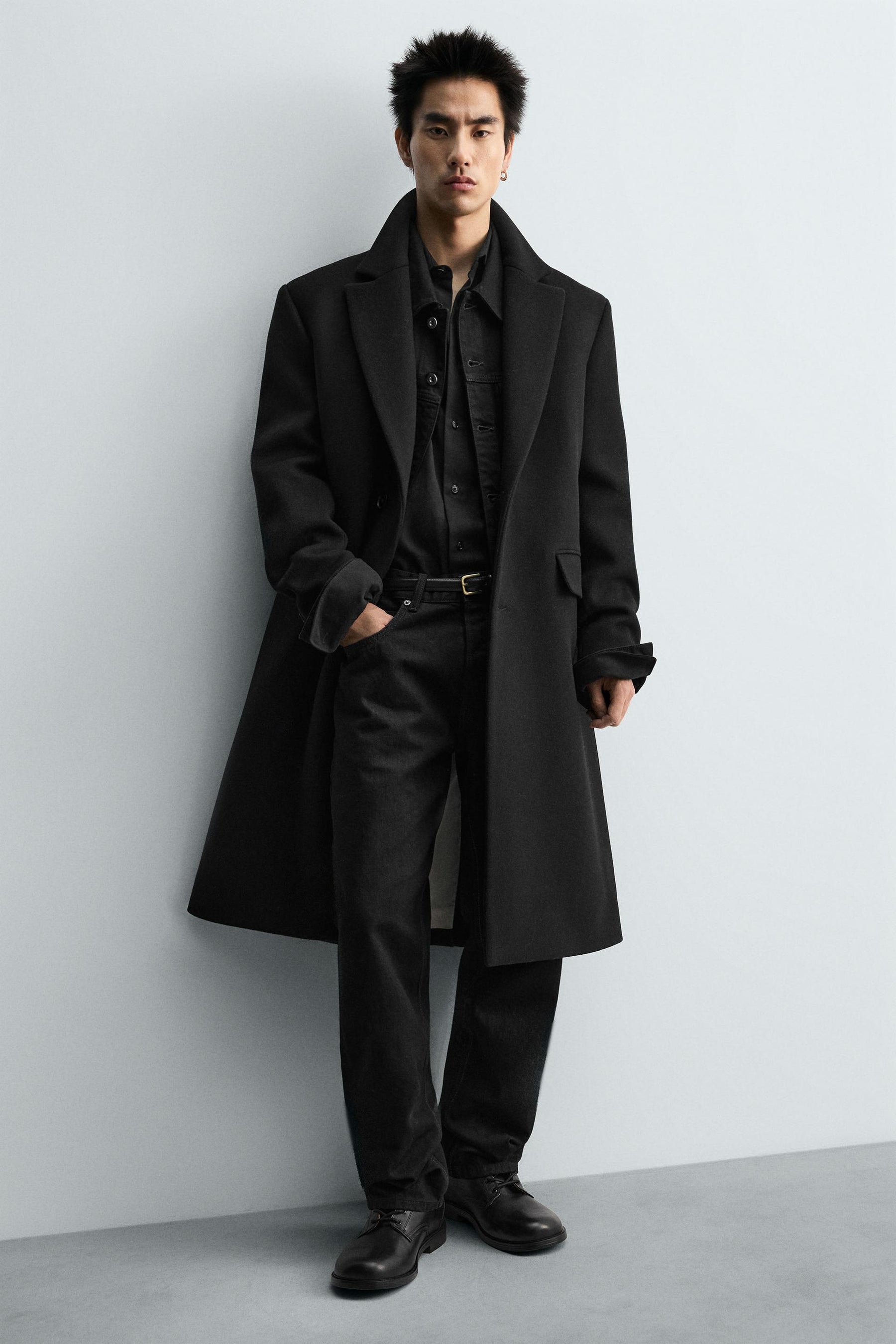 LIMITED EDITION LEATHER LACE-UP BOOTS - Image 1