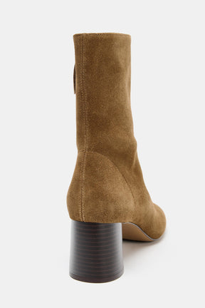 Split Suede Ankle Boots