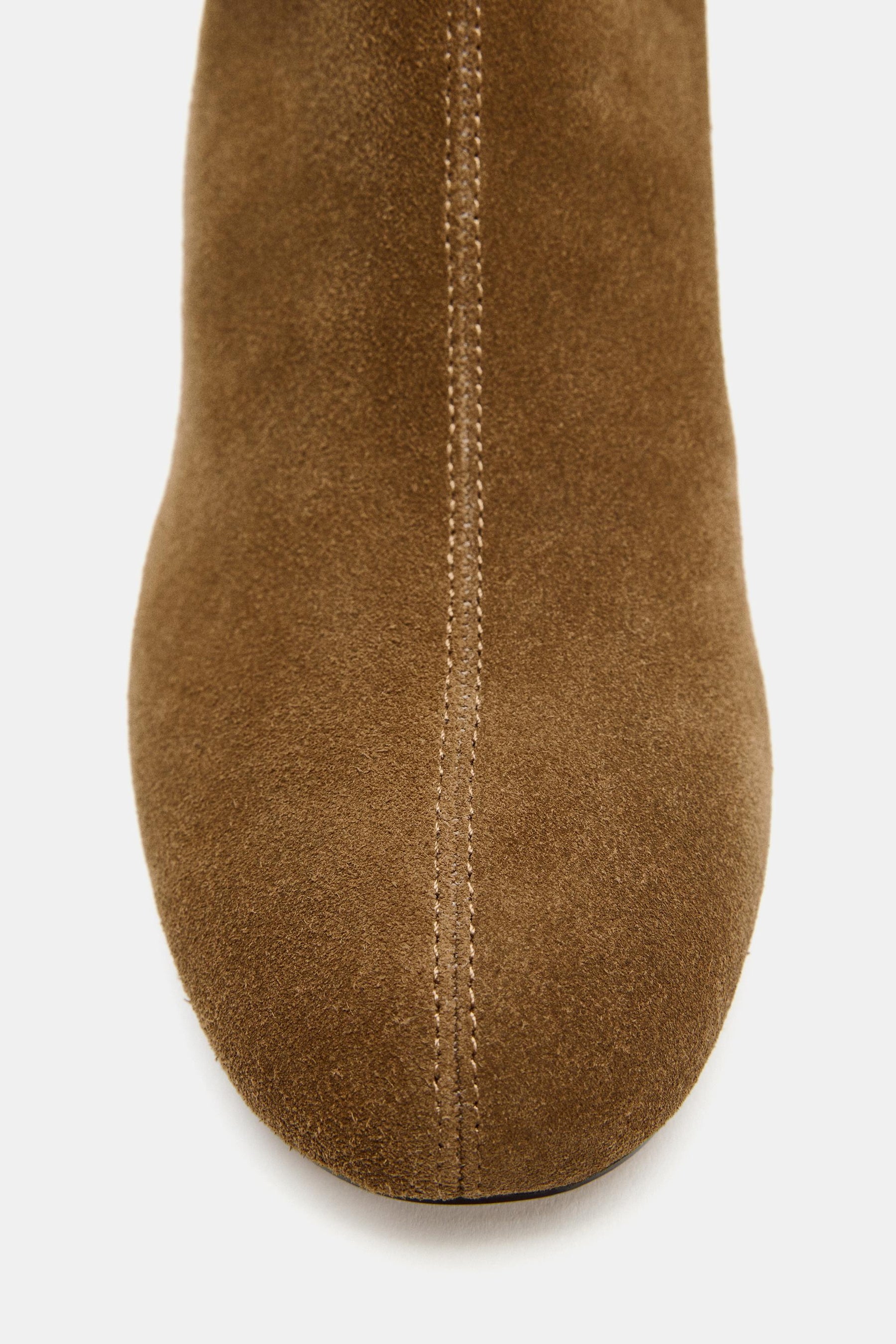 Split Suede Ankle Boots