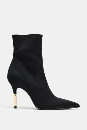 Heeled ankle boots with