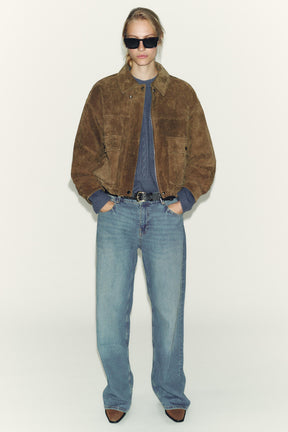 Heeled Suede Ankle Boots