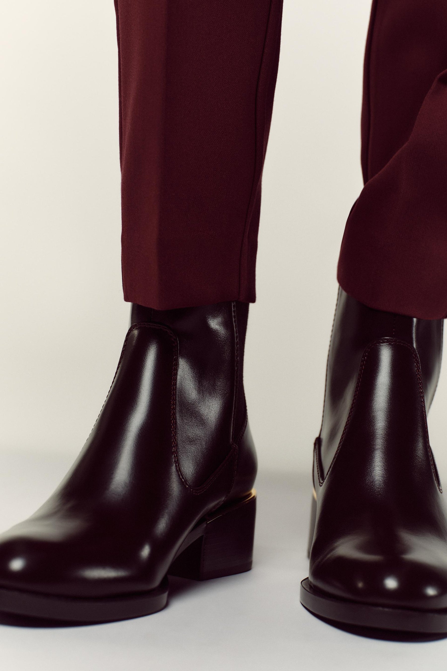 Ankle Boots with Metal