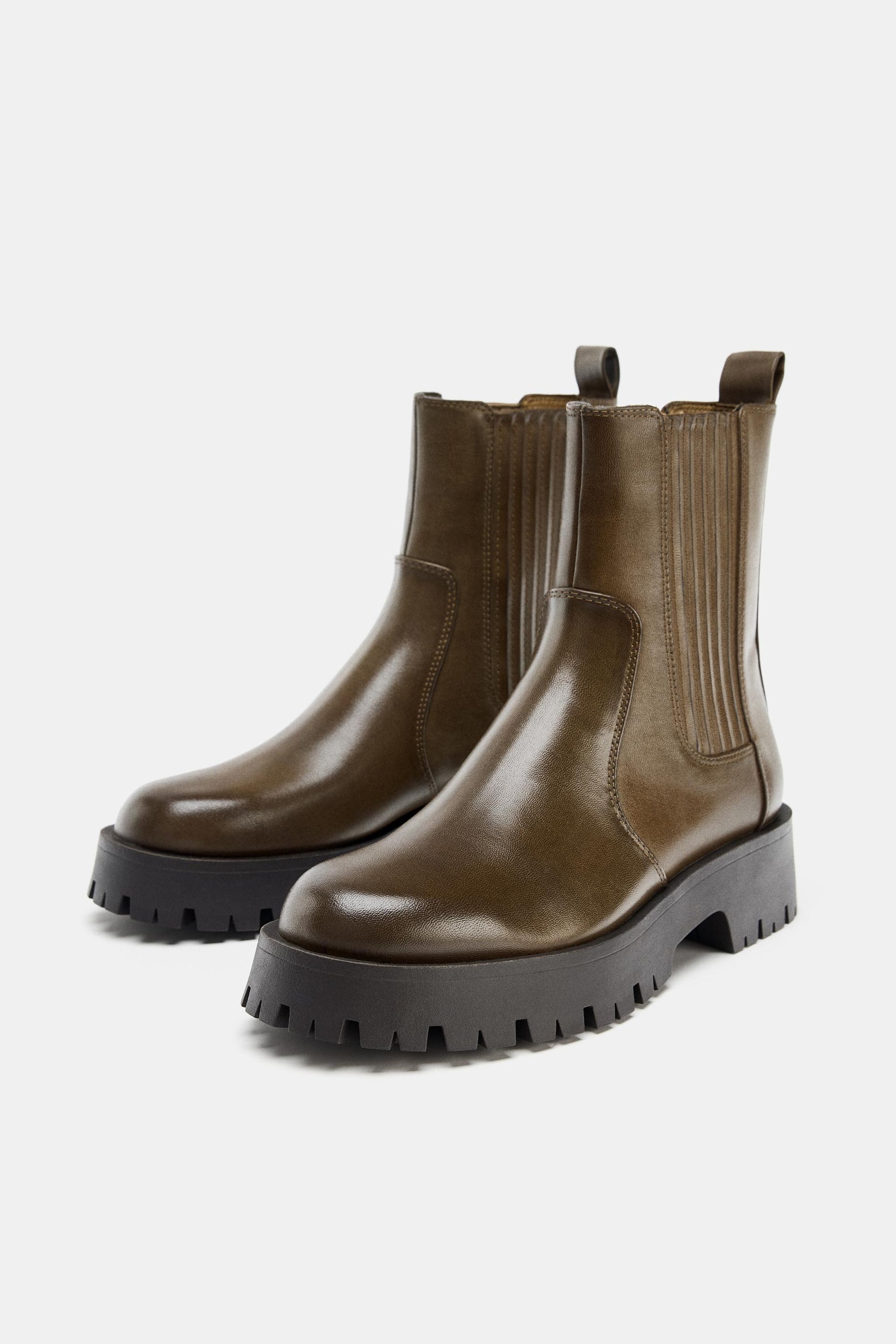 DISTRESSED ANKLE BOOTS