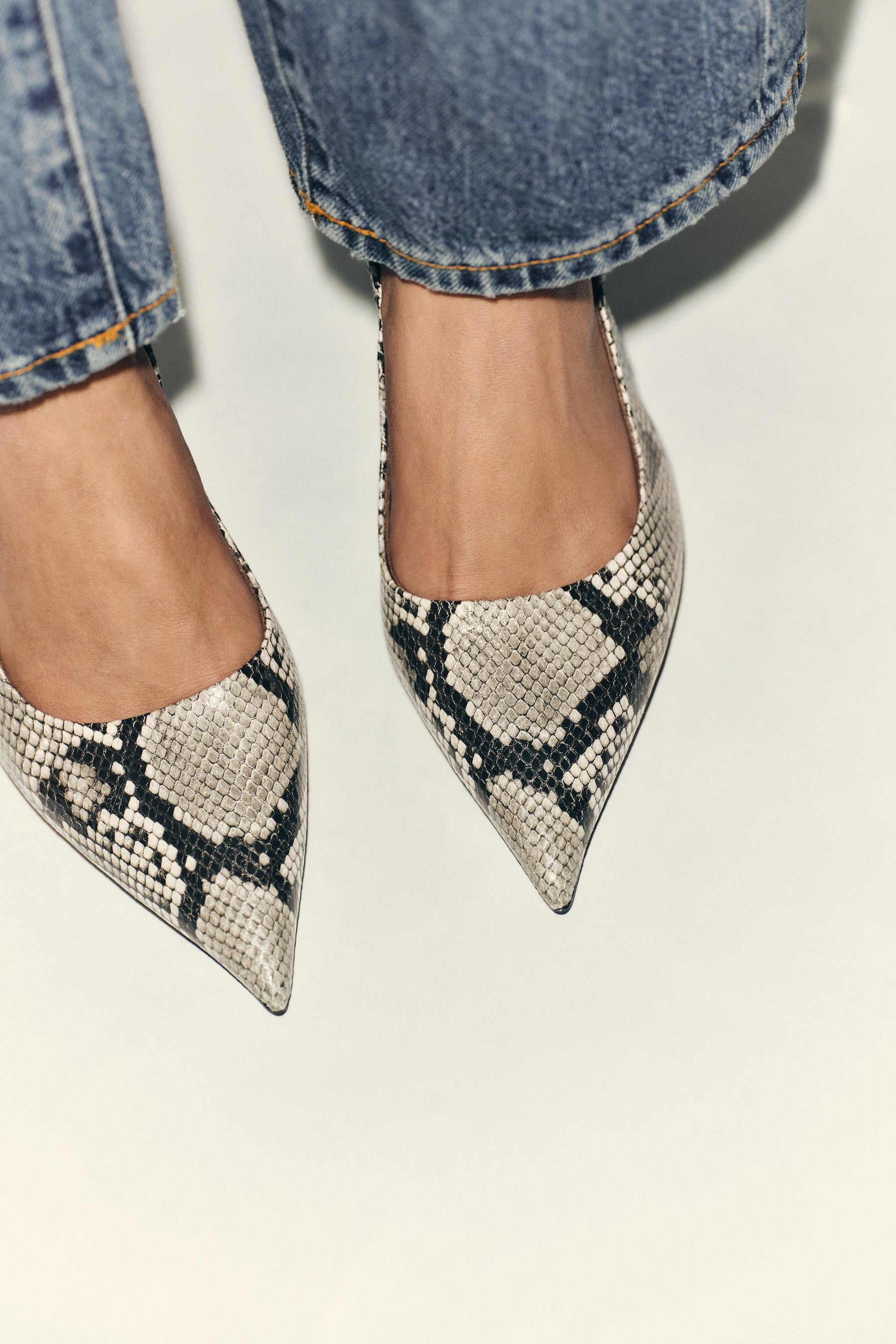 Animal Print Heeled Shoes