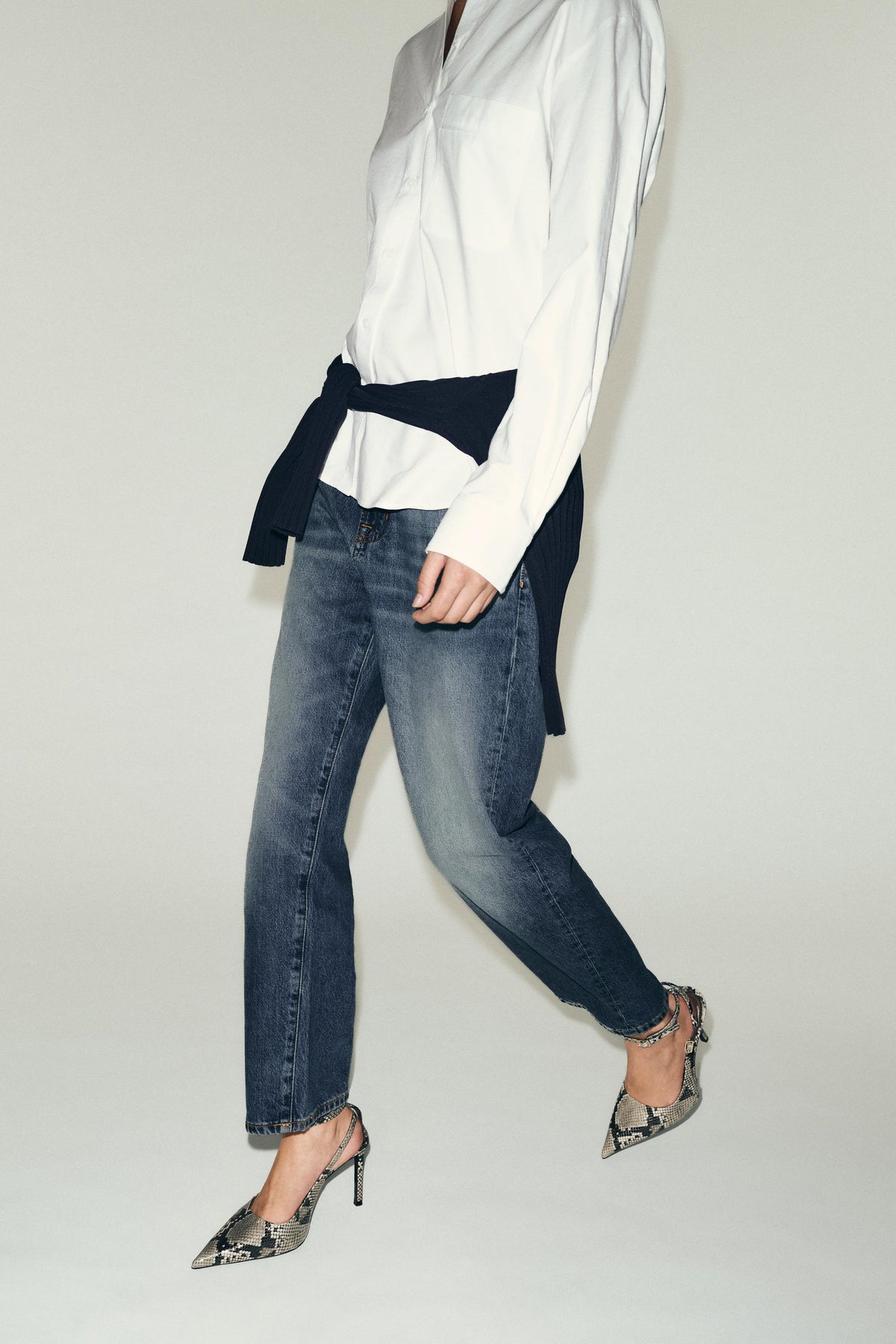 Animal Print Heeled Shoes