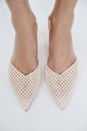 Pearl Slingback Shoes