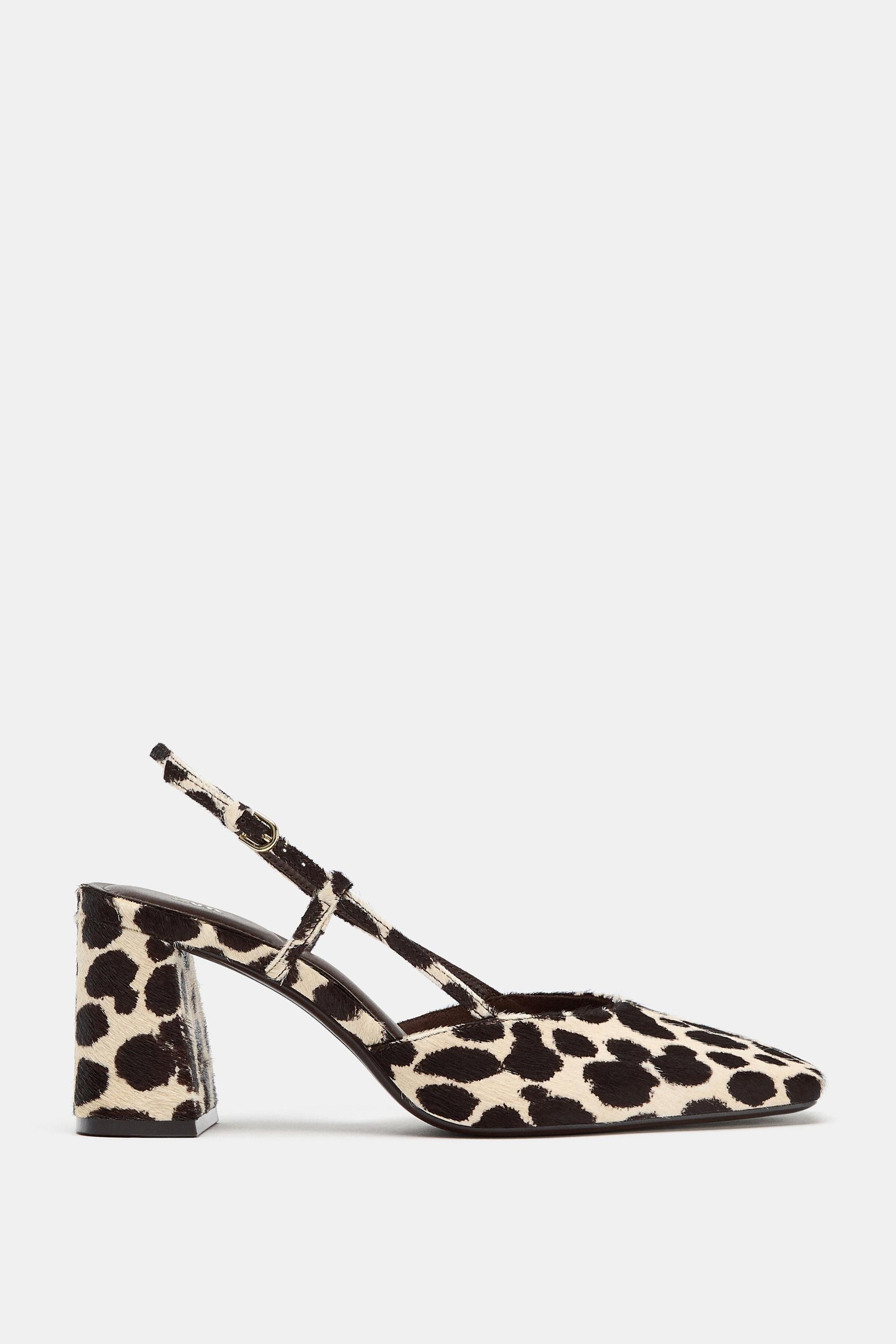 Animal Print Leather Shoes