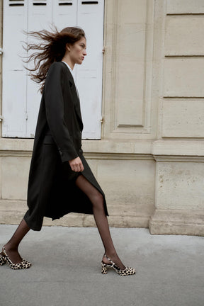 Animal Print Leather Shoes